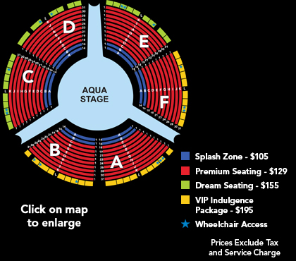 Le Reve Show Seating Chart